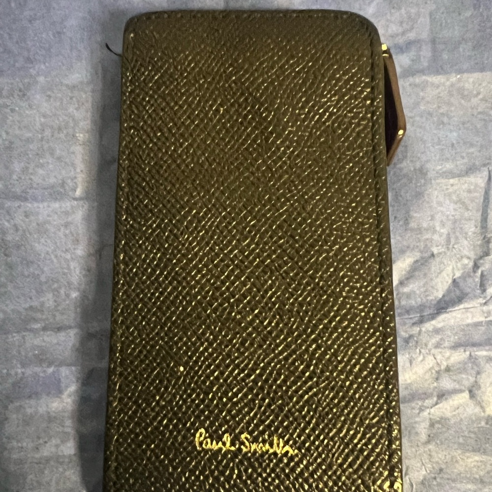 Paul Smith Black Leather Key Holder Wallet